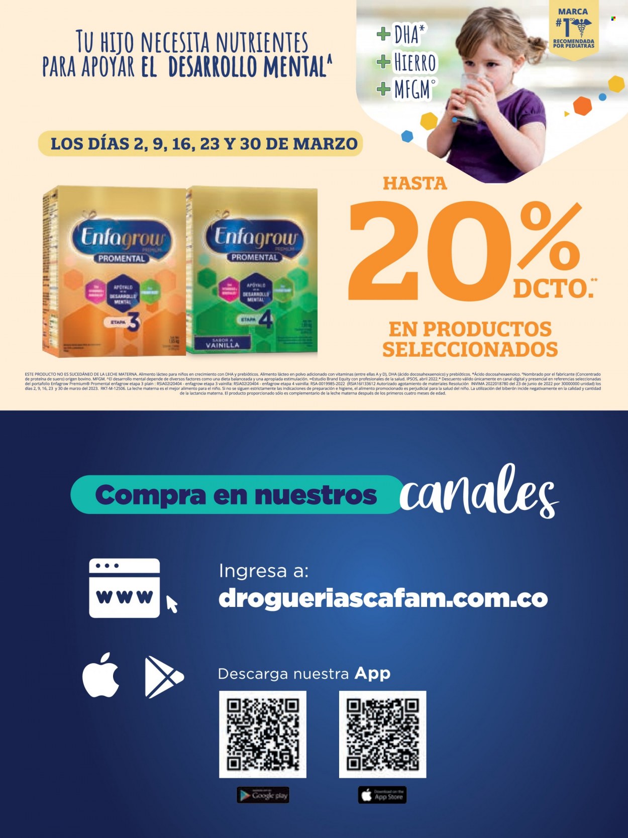 Catálogo Droguerías Cafam - 03.01.2023 - 03.31.2023. Página 19.