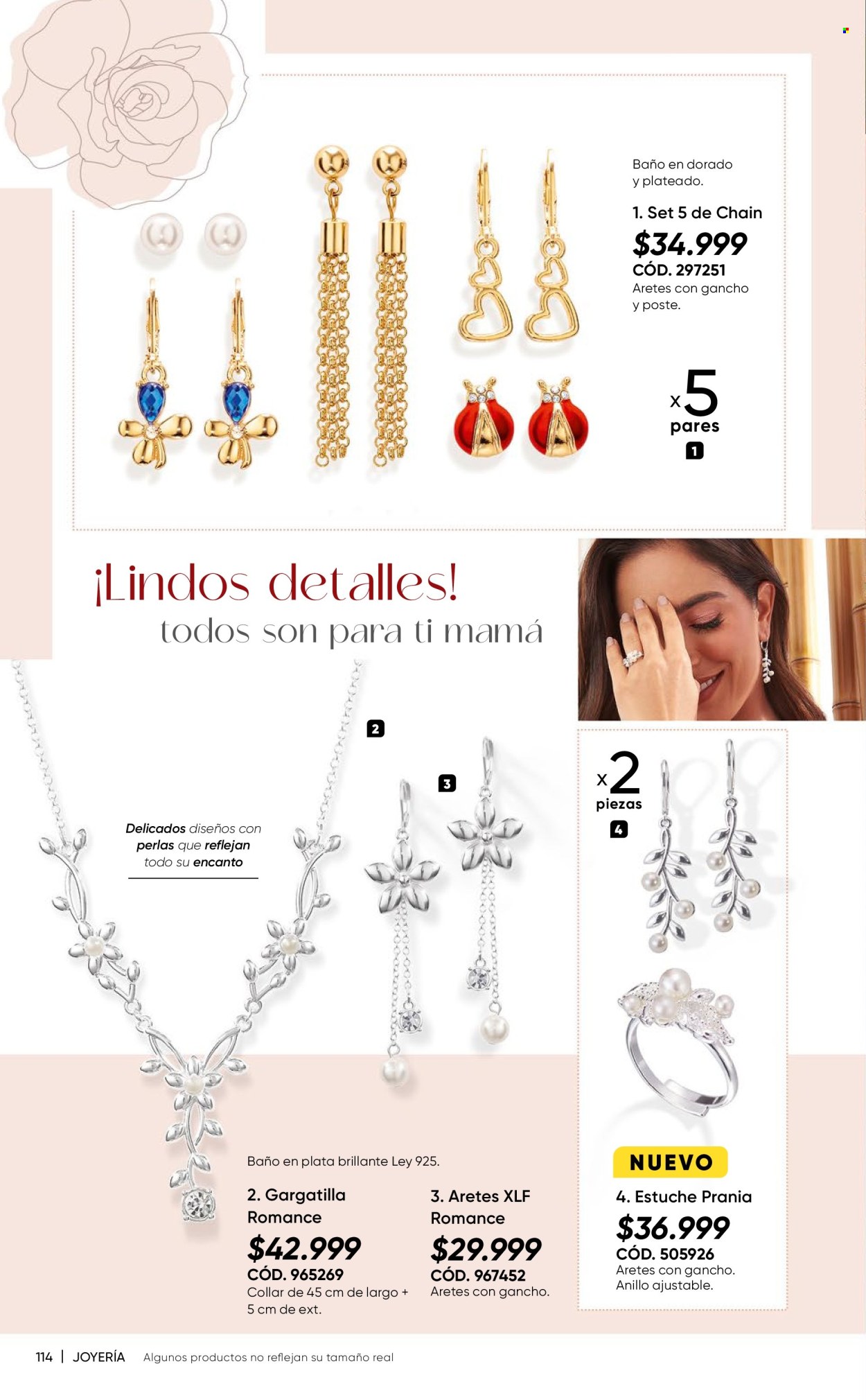 thumbnail - Folleto actual Azzorti - Ventas - collar, anillo, aretes, joyas. Página 116.
