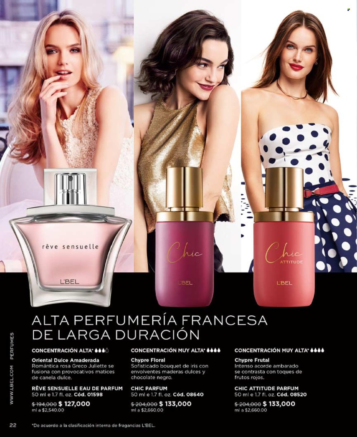 thumbnail - Folleto actual L'Bel - Ventas - perfume, Sensuelle. Página 22.