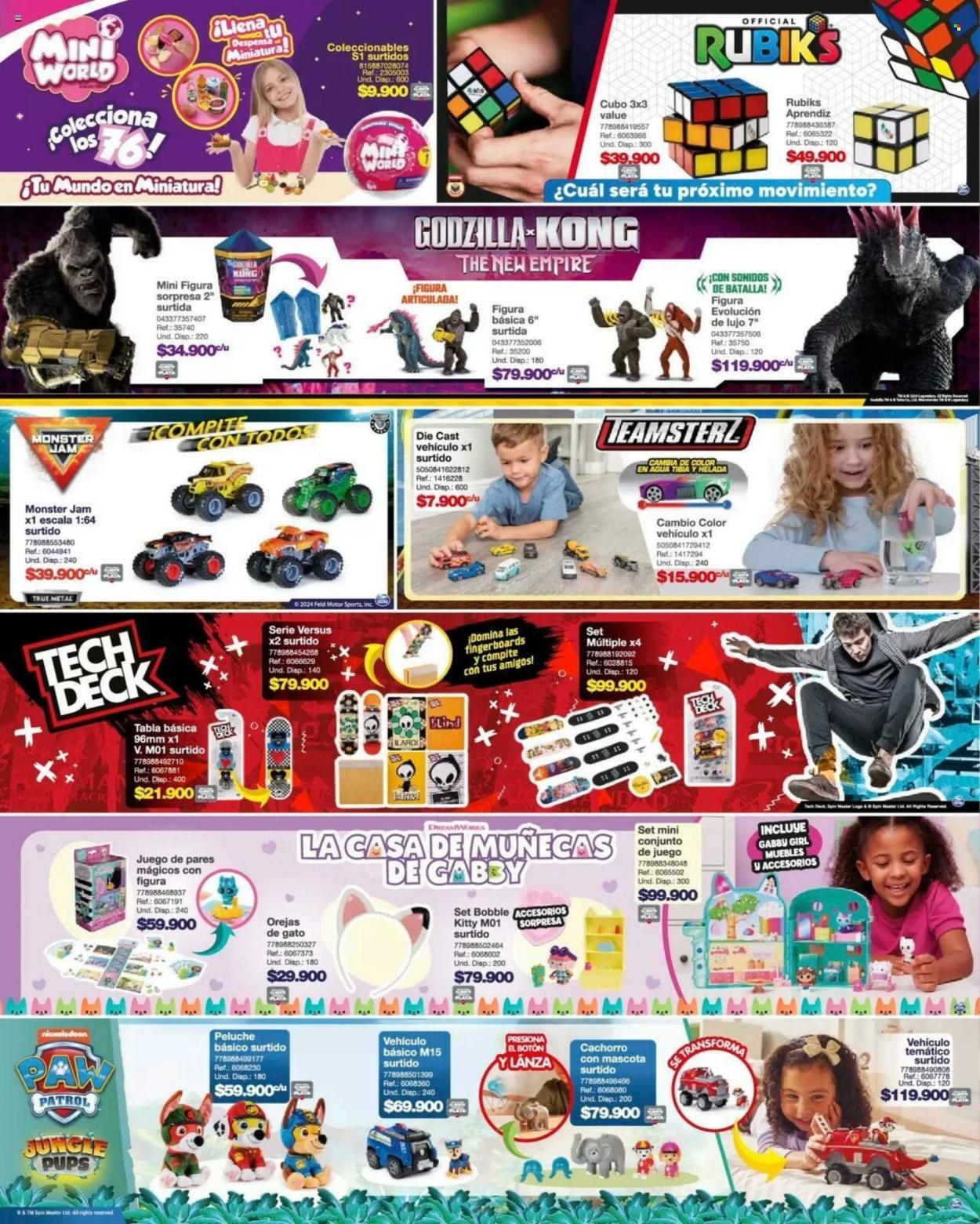 thumbnail - Folleto actual Olimpica - 12.4.2024 - 30.4.2024 - Ventas - despensa, Paw Patrol, peluche, juguete, casa de muñecas, accesorios para muñecas, figura juguete. Página 11.