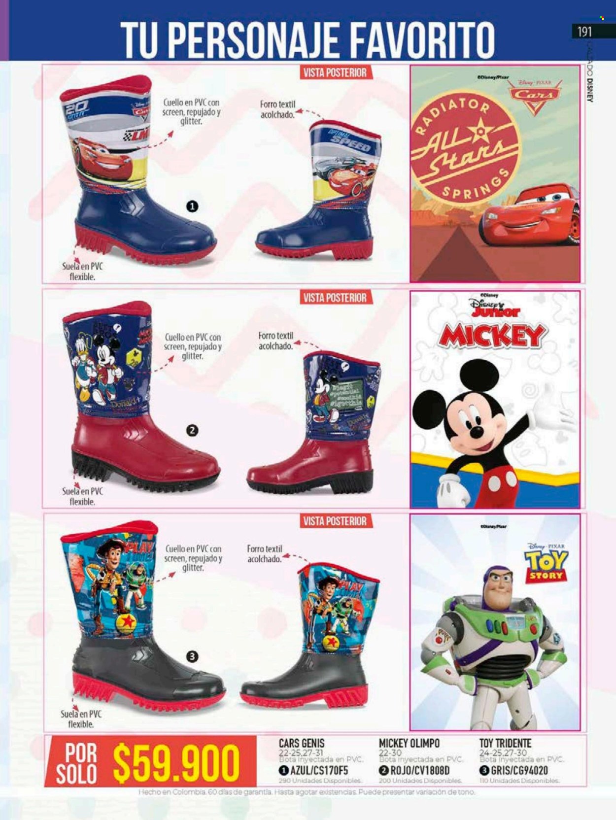 thumbnail - Folleto actual Croydon - 26.4.2024 - 30.5.2024 - Ventas - botas, Cars, Mickey Mouse, Disney, accesorios de halloween. Página 195.