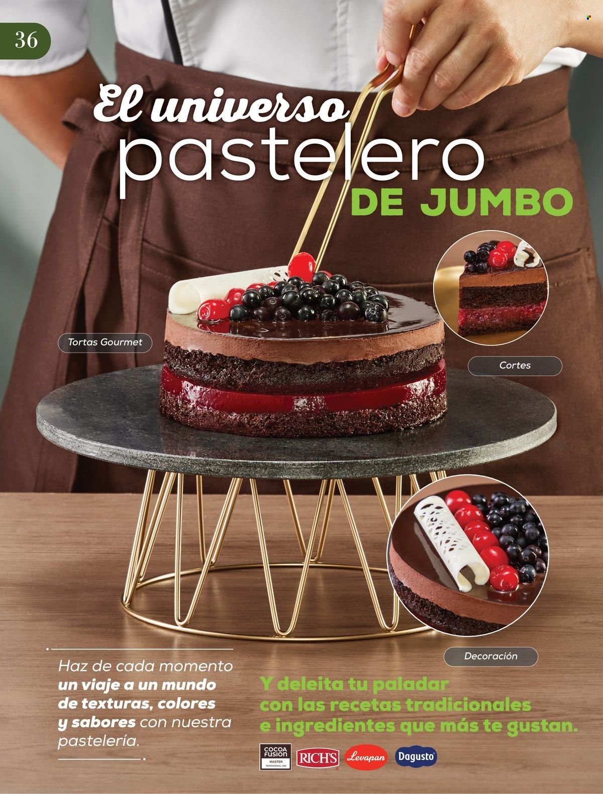 thumbnail - Folleto actual Jumbo - 25.4.2024 - 13.5.2024 - Ventas - pastelería, torta, decoración. Página 36.