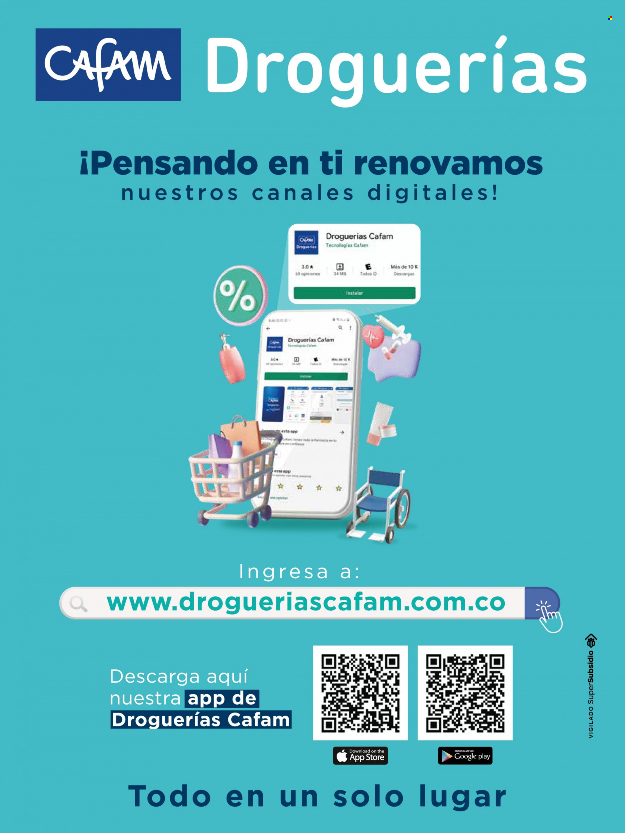 Catálogo Droguerías Cafam - 06.01.2022 - 06.30.2022. Página 3.